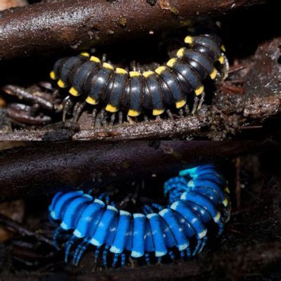  Yellow-Spotted Millipede: A Colorful Crawly with More Legs Than You Can Count!